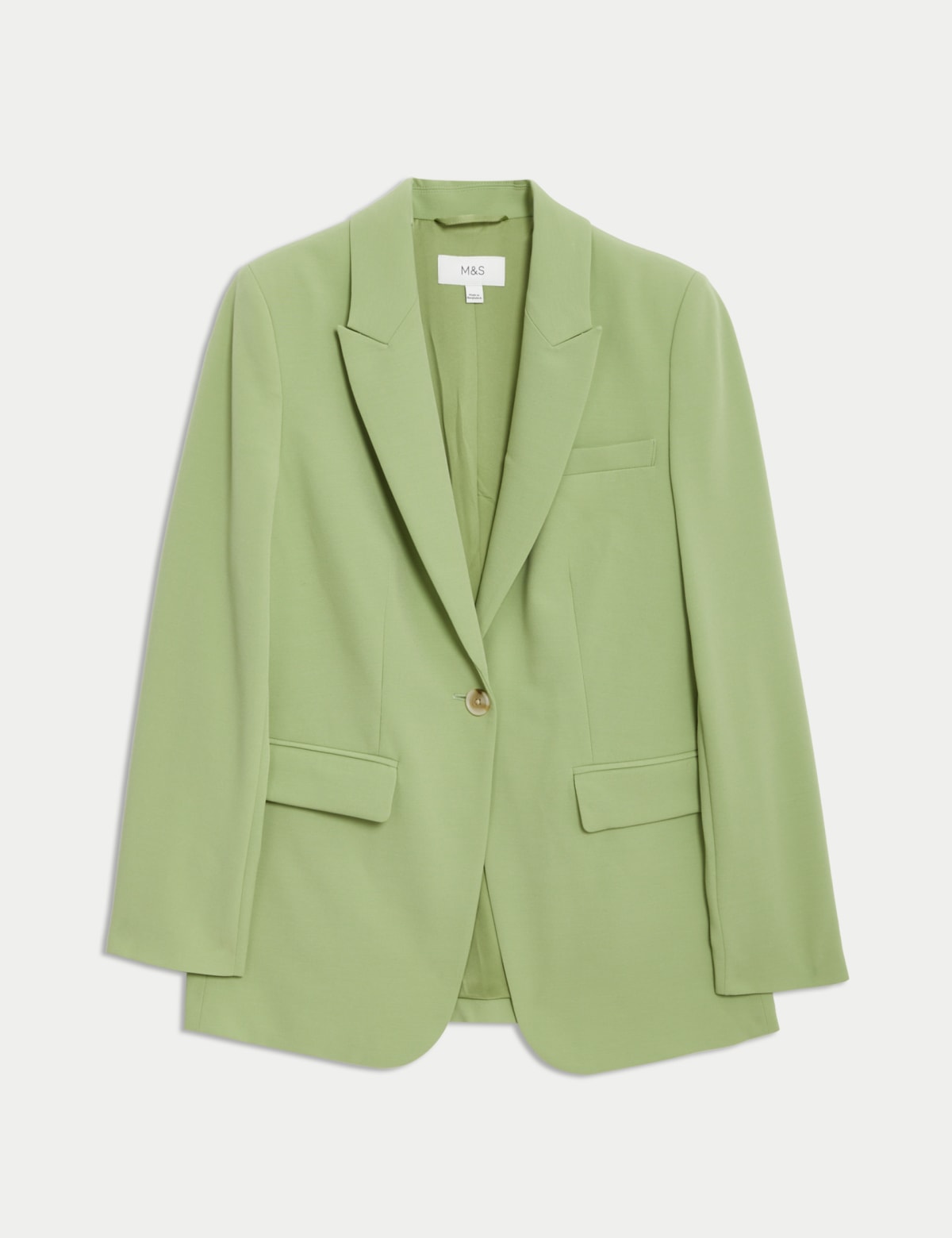 

Marks & Spencer Straight Single Breasted Blazer (FEMALE, FERN GREEN, 6)