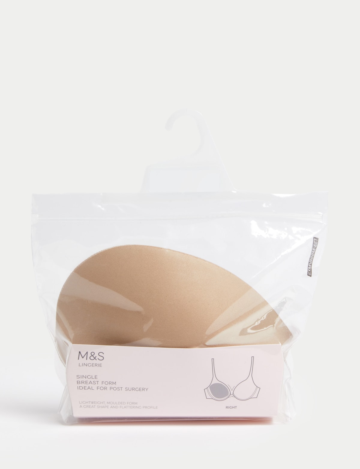 

Marks & Spencer Post Surgery Right Breast Form (FEMALE, ROSE QUARTZ, XL)