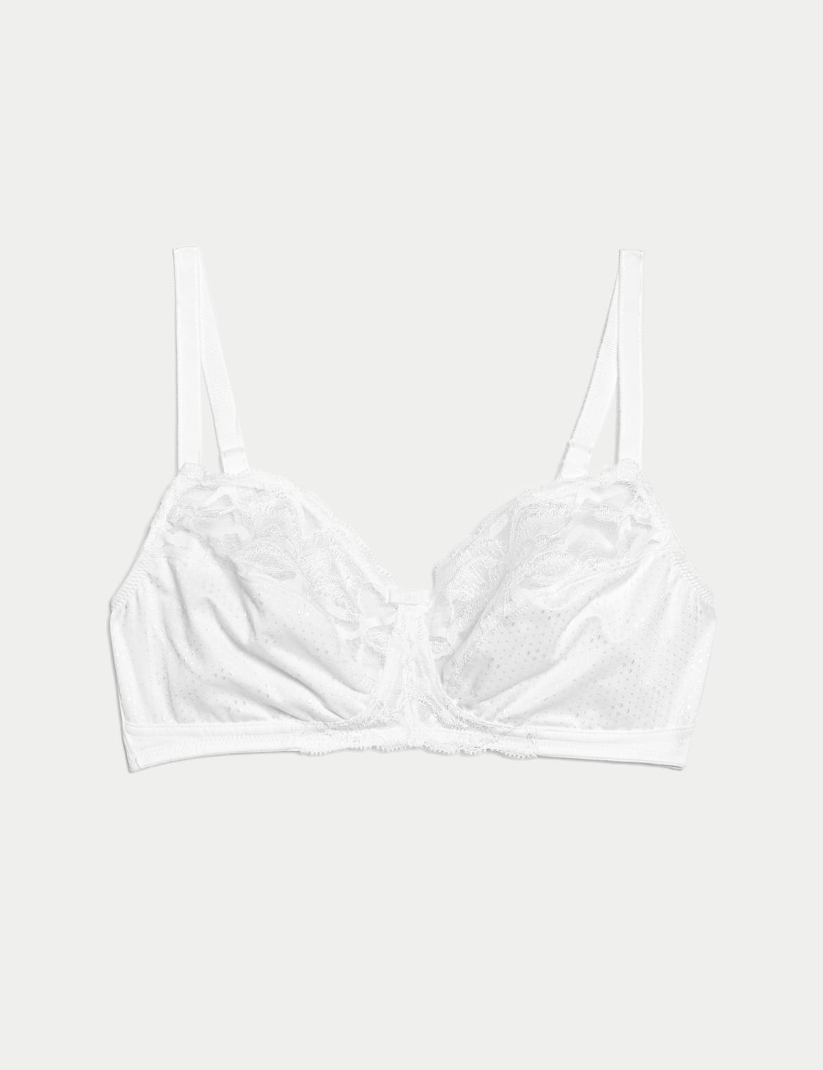 

Marks & Spencer Wild Blooms Non-Padded Full Cup Bra A-E (FEMALE, WHITE, 36-B)