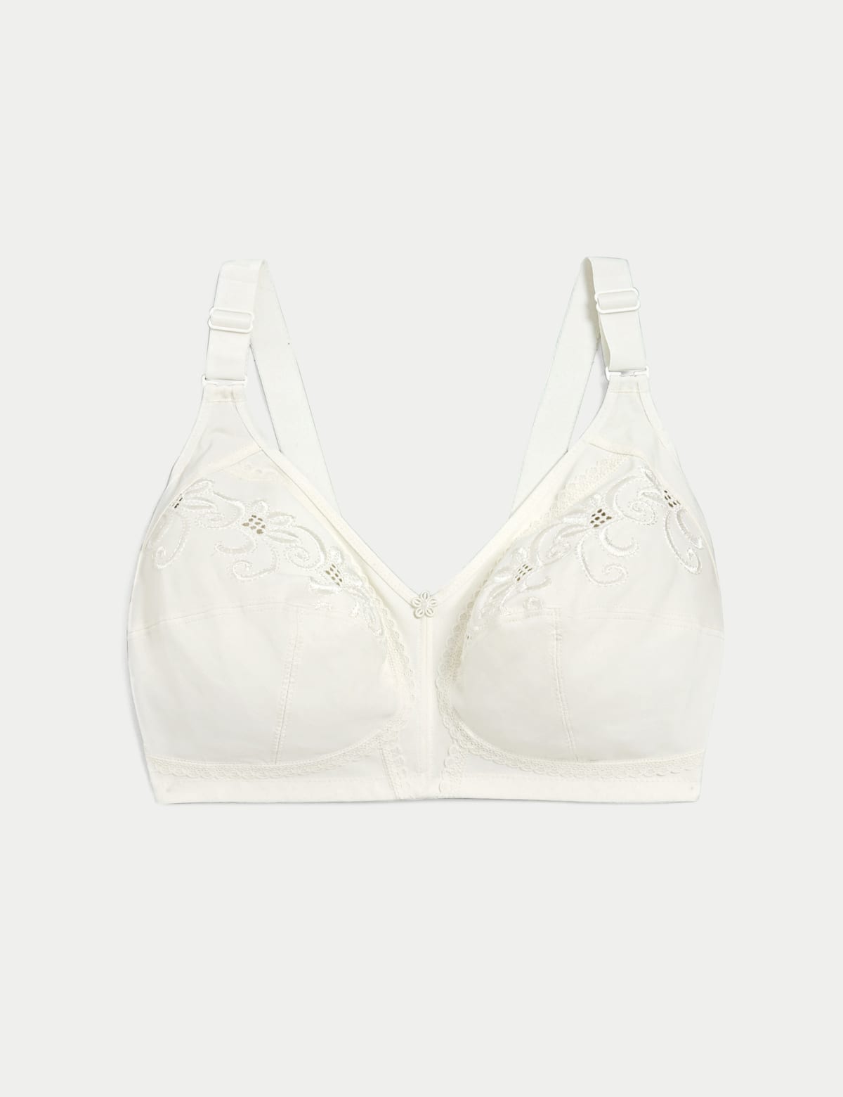 

Marks & Spencer Total Support Embroidered Full Cup Bra C-H (FEMALE, CREAM, 38-E)