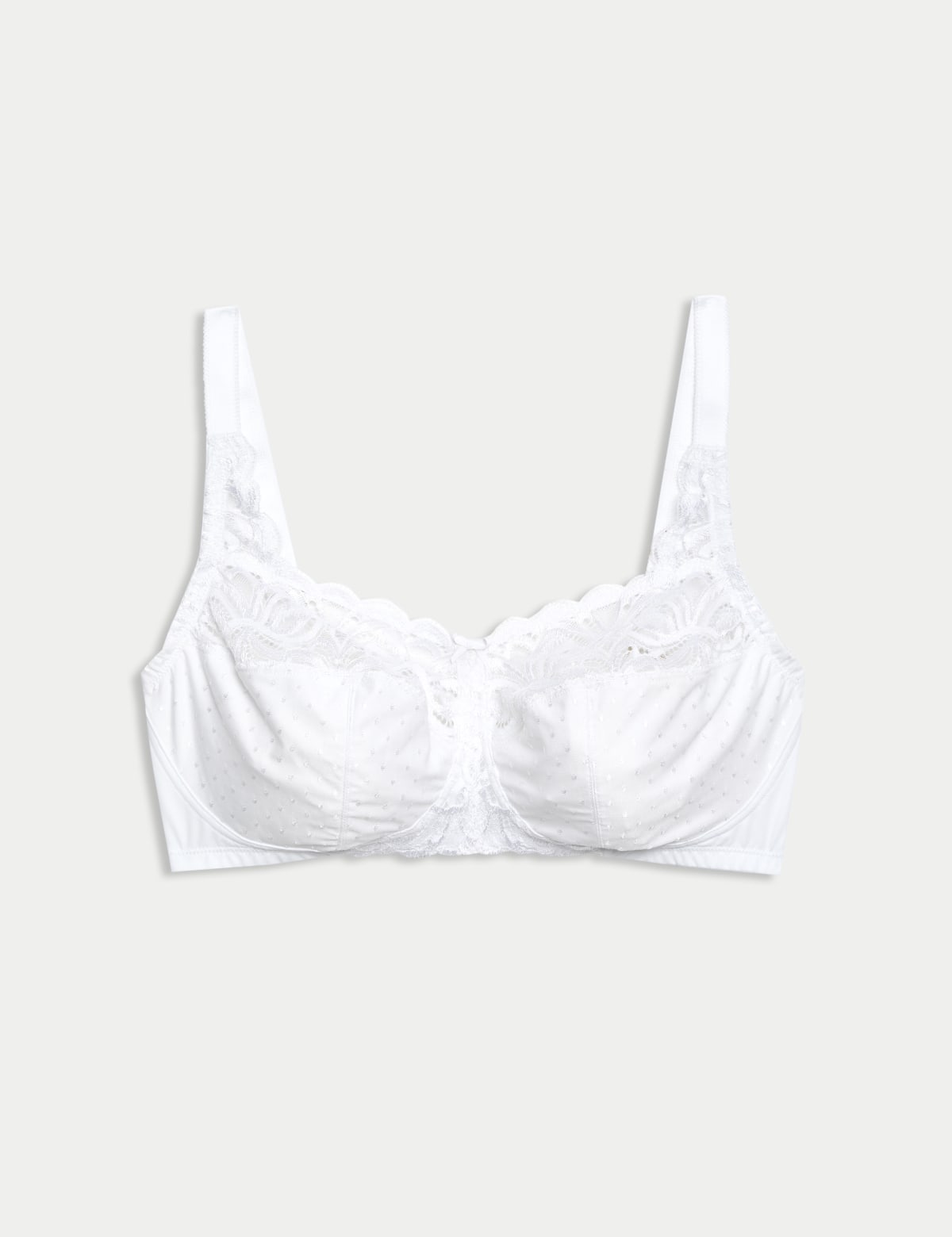 

Marks & Spencer Amelia Lace Non Wired Total Support Bra B-H (FEMALE, WHITE, 36-E)