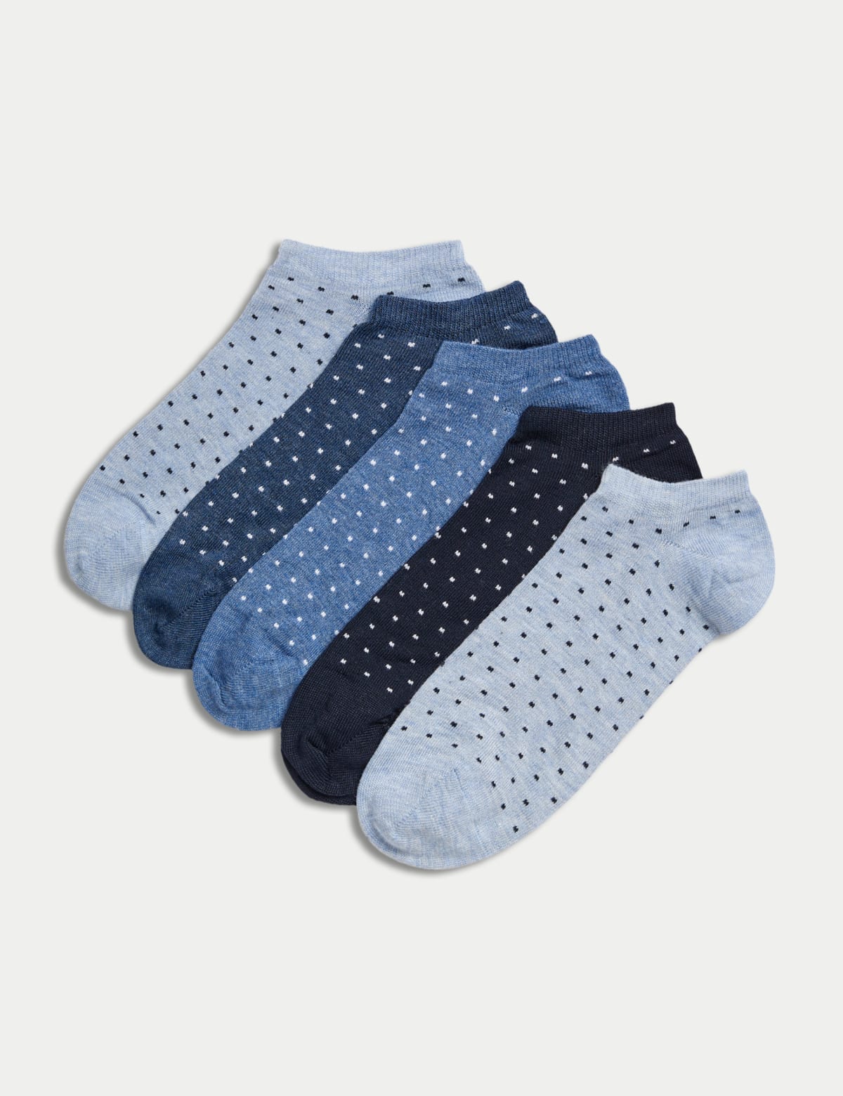 

Marks & Spencer 5pk Sumptuously Soft™ Trainer Liners™ (FEMALE, DENIM MIX)