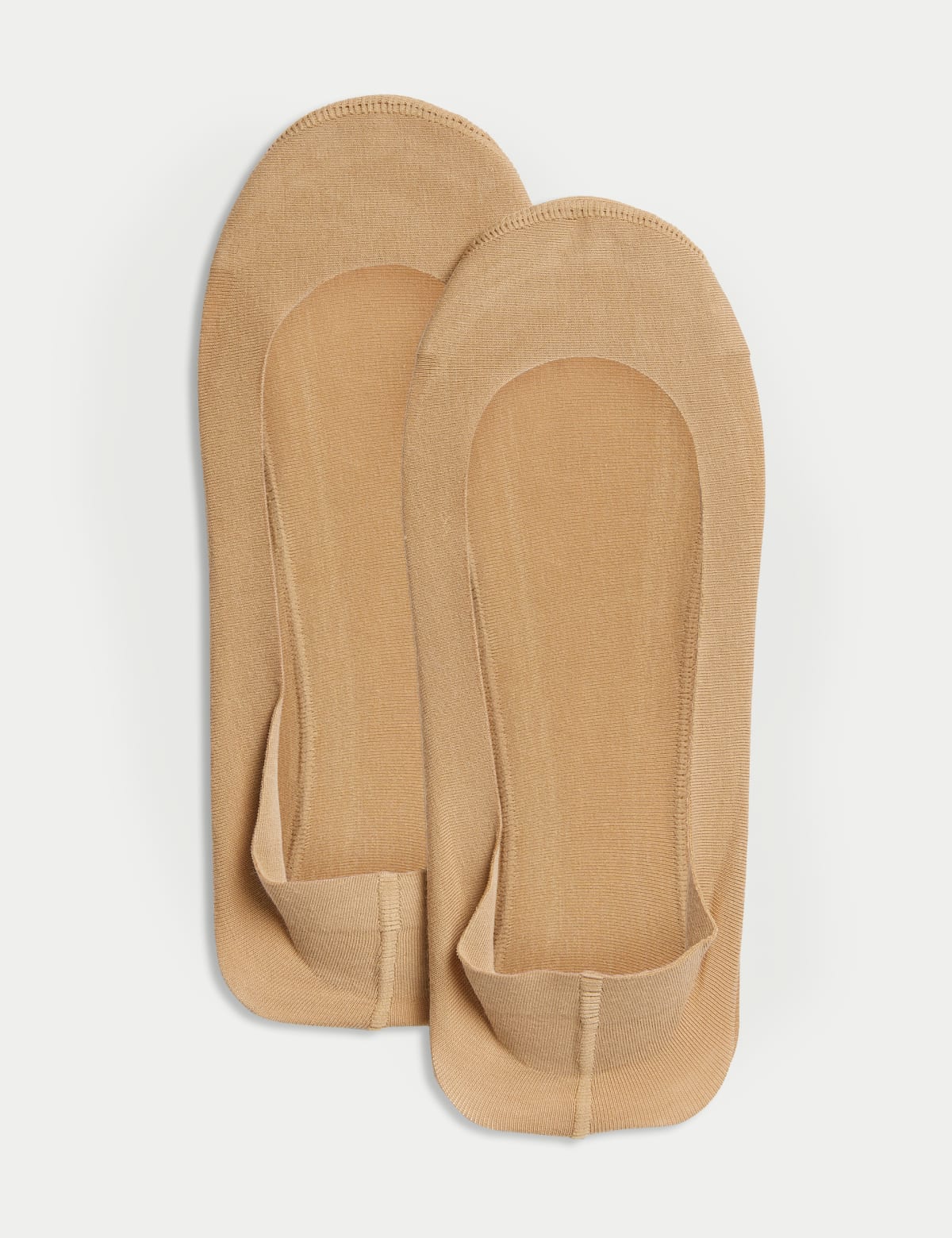 

Marks & Spencer 2pk Cotton Ultra Low Cut Footsies (FEMALE, NUDE)