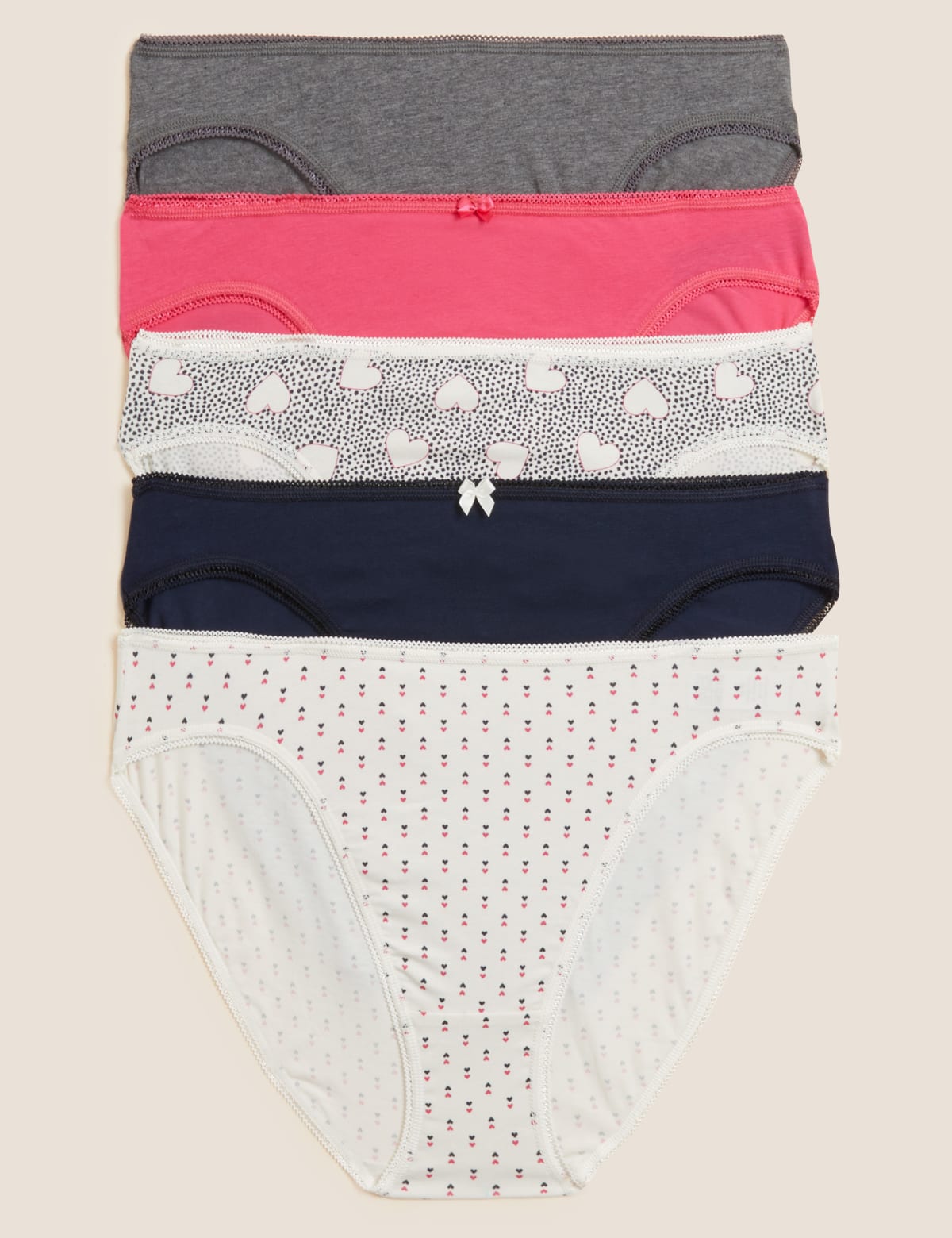 

Marks & Spencer Low Rise Striped Shorts (FEMALE, BRIGHT PINK MIX, 6)