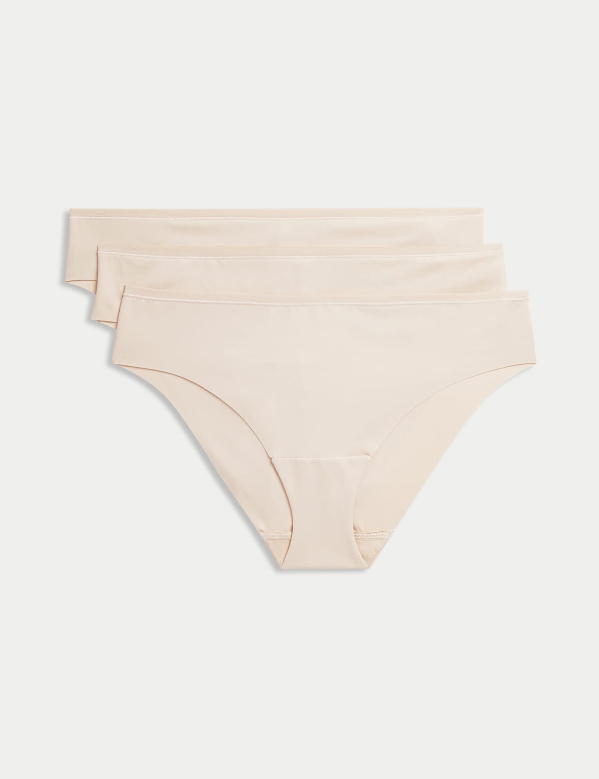 

Marks & Spencer 3pk No VPL Flexifit™ Brazilian Knickers (FEMALE, OPALINE, 10)