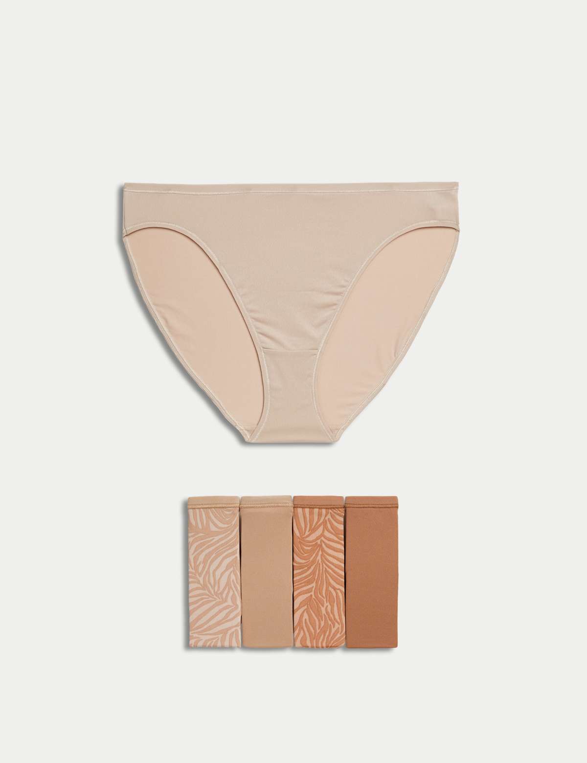 

Marks & Spencer 5pk No VPL Microfibre High Leg Knickers (FEMALE, ROSE QUARTZ, 10)