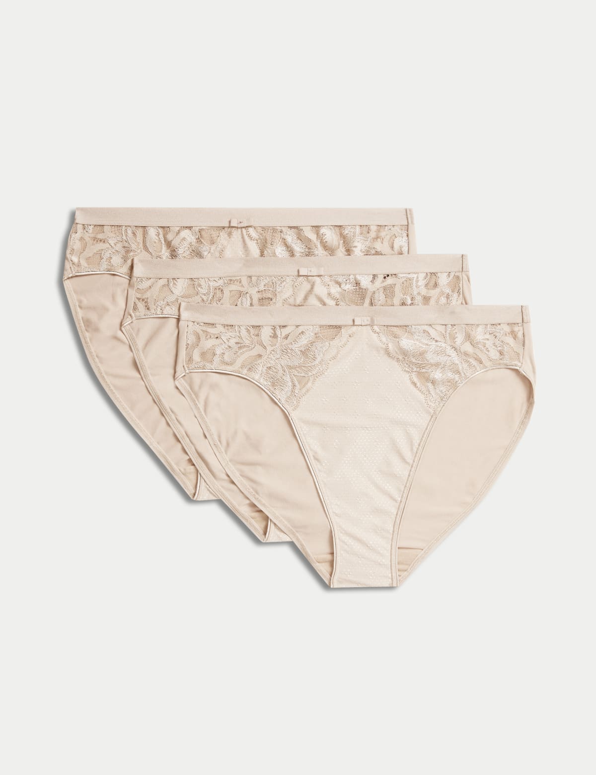 

Marks & Spencer 3pk Wildblooms High Leg Knickers (FEMALE, OPALINE, 8)