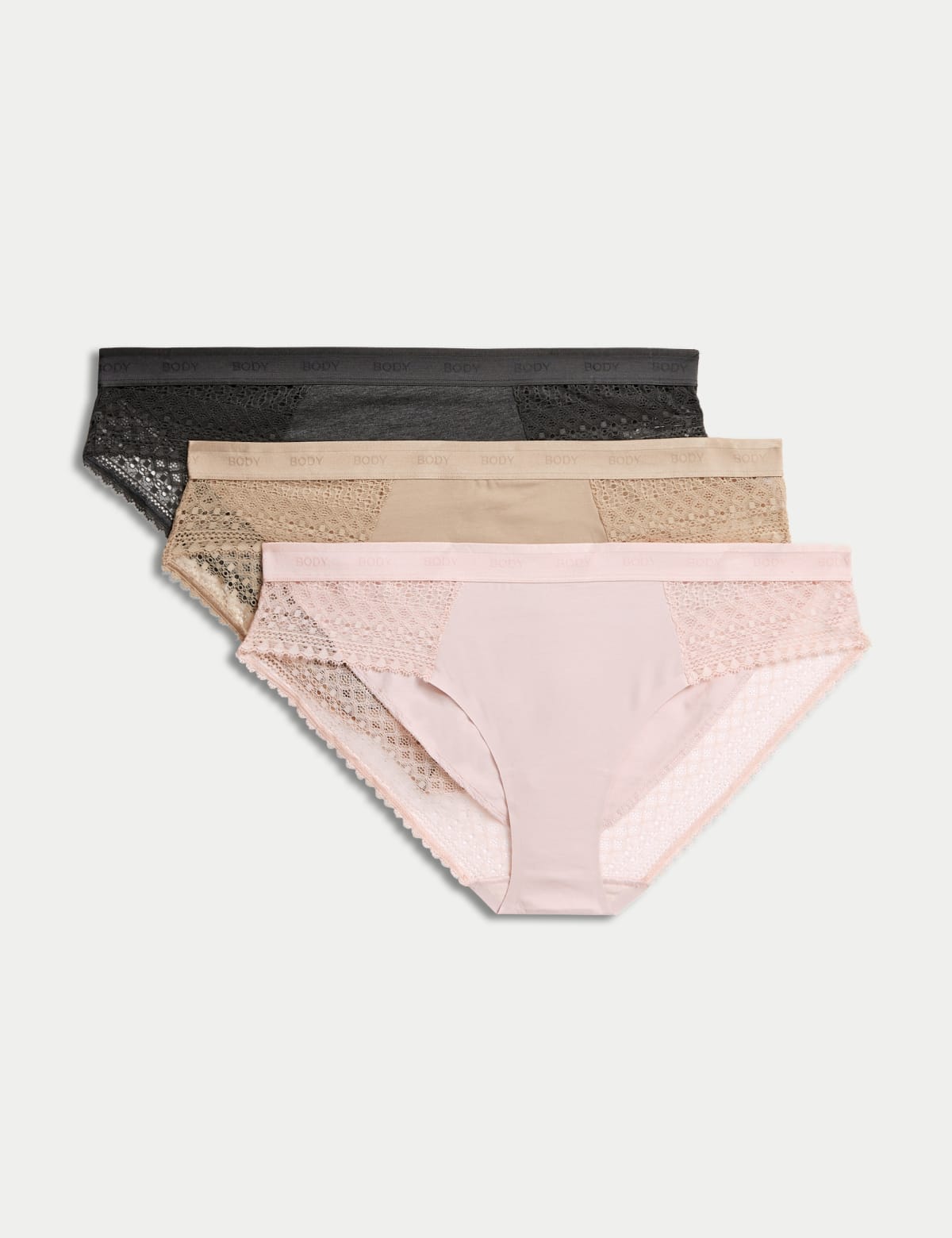 

Marks & Spencer 3pk Cotton with Cool Comfort™ Bikini Knickers (FEMALE, SOFT PINK, 8)