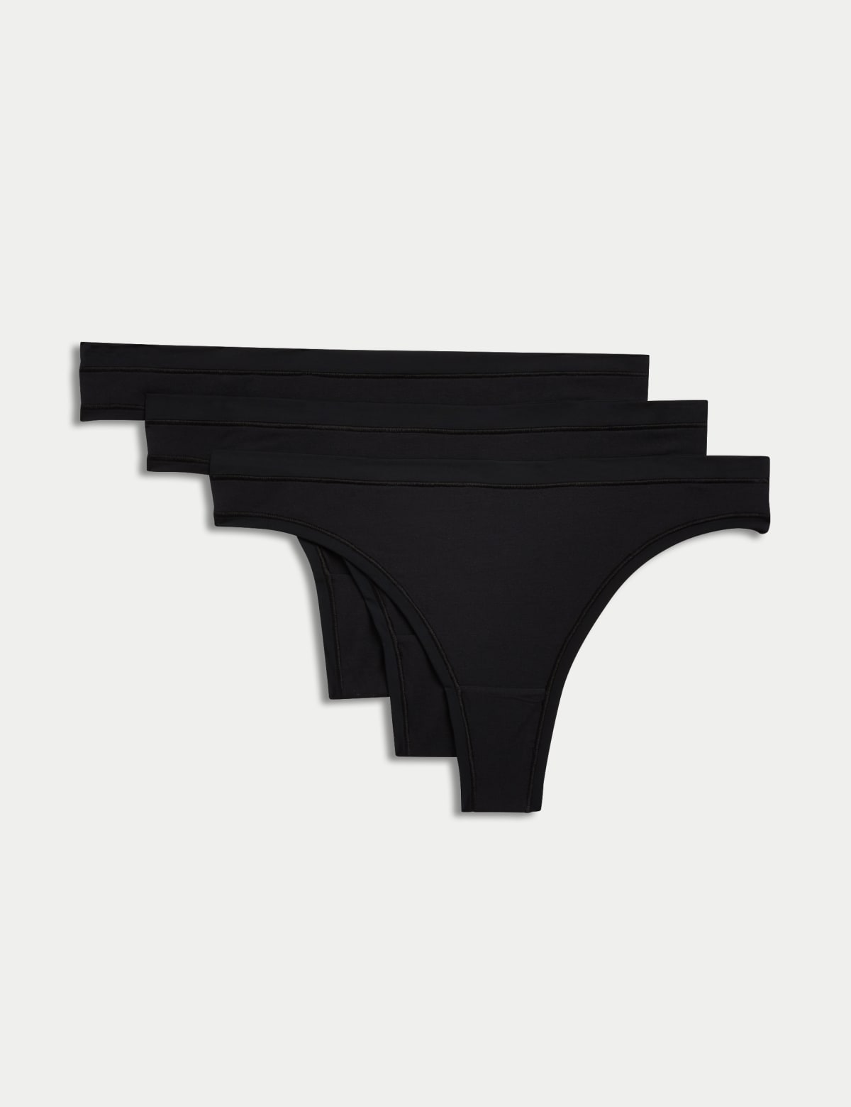 

Marks & Spencer 3pk Flexifit™ Modal Thongs (FEMALE, BLACK, 10)