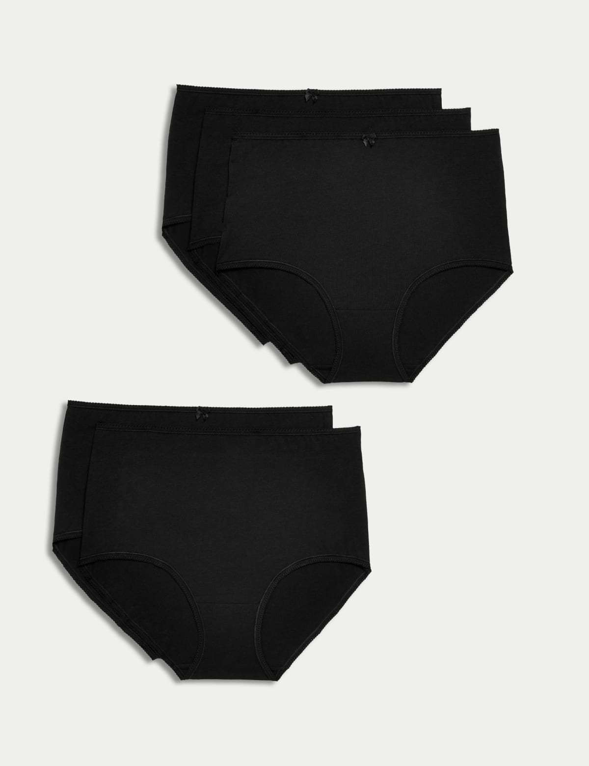 

Marks & Spencer 5pk Cotton Lycra® Full Briefs (FEMALE, BLACK, 8)