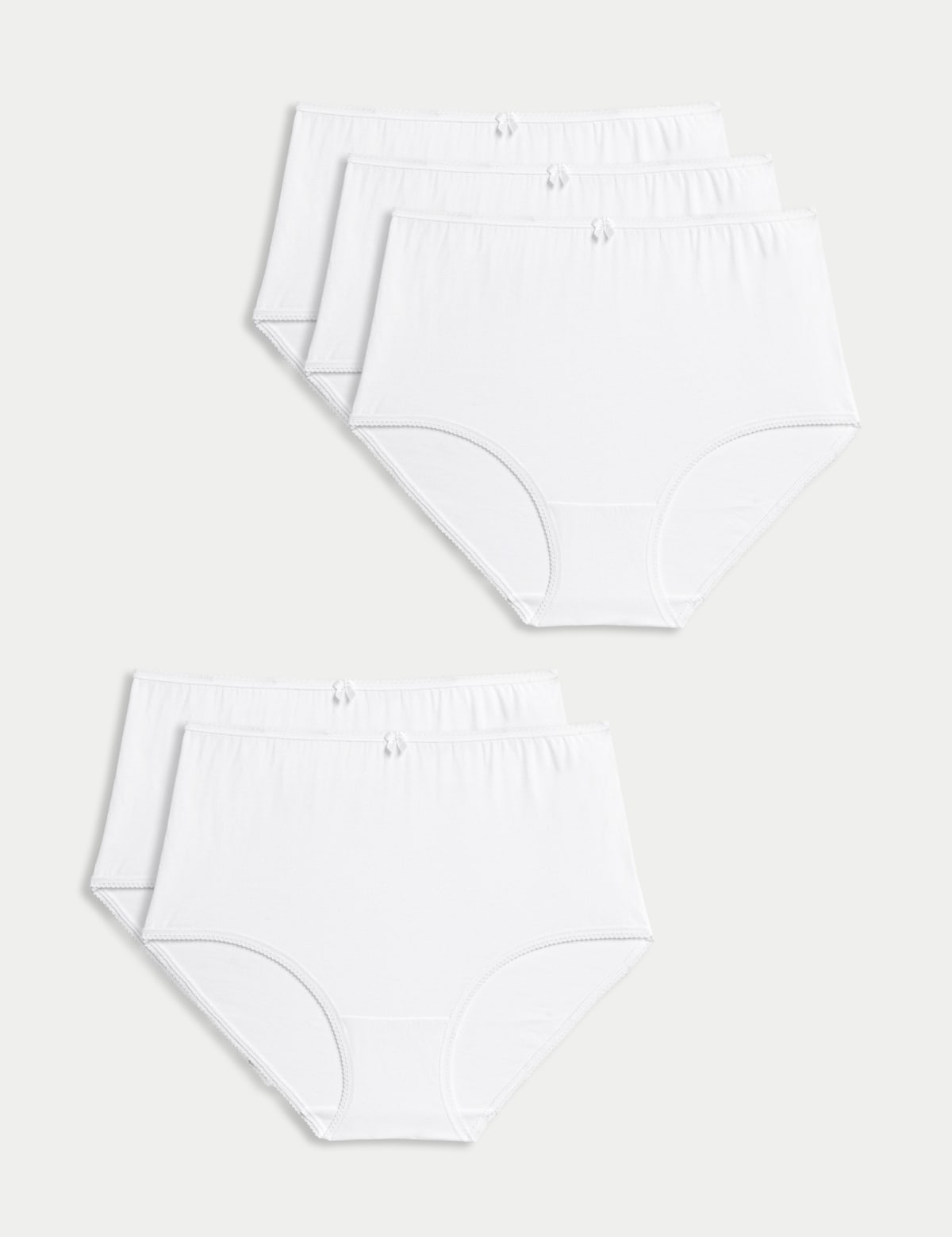 

Marks & Spencer 5pk Cotton Lycra® Full Briefs (FEMALE, WHITE, 12)