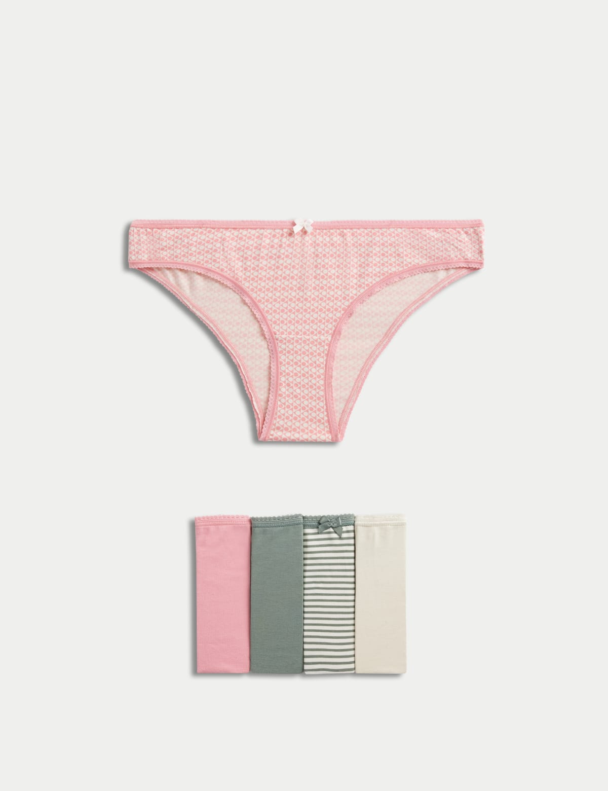 

Marks & Spencer 5pk Cotton Lycra™ Brazilian Knickers (FEMALE, LIGHT ROSE, 10)