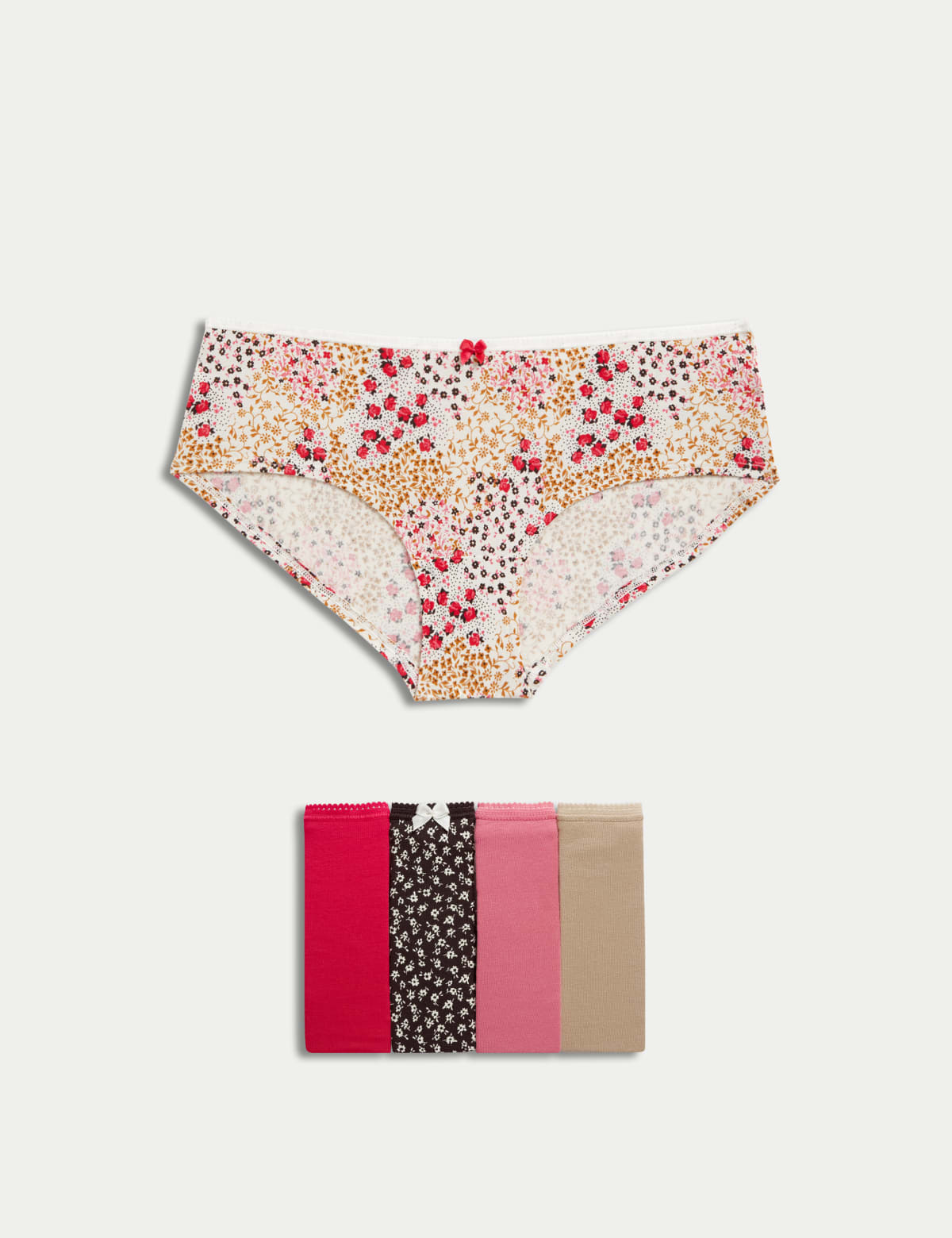 

Marks & Spencer Pack 5 Cotton Mix Knickers (FEMALE, ROSE PINK, 18)