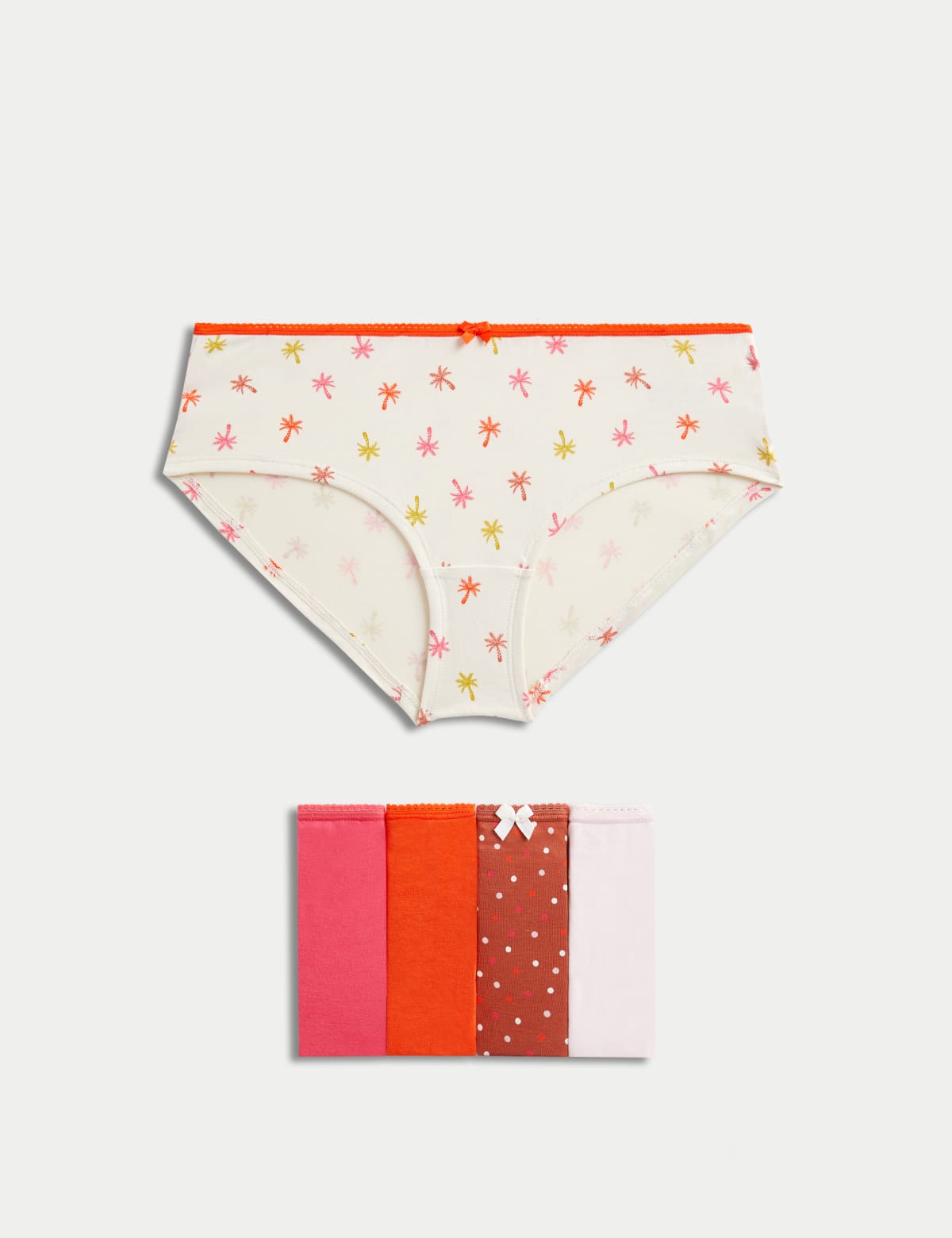 

Marks & Spencer Pack 5 Cotton Mix Knickers (FEMALE, BURNT SIENNA, 10)