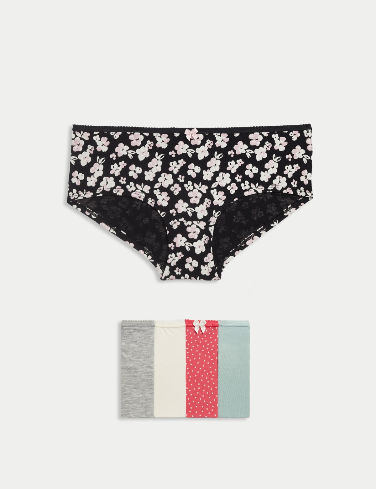 

Marks & Spencer Pack 5 Cotton Mix Knickers (FEMALE, DUSTED MINT, 10)