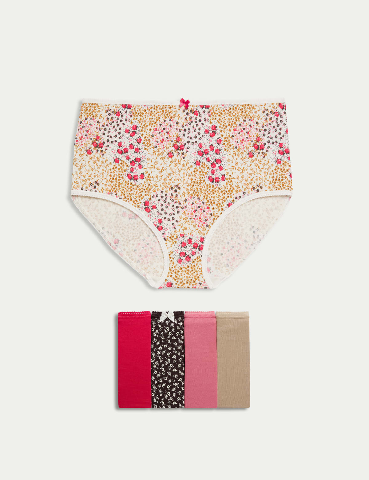 

Marks & Spencer 5pk Cotton Lycra™ Full Briefs (FEMALE, ROSE PINK, 14)