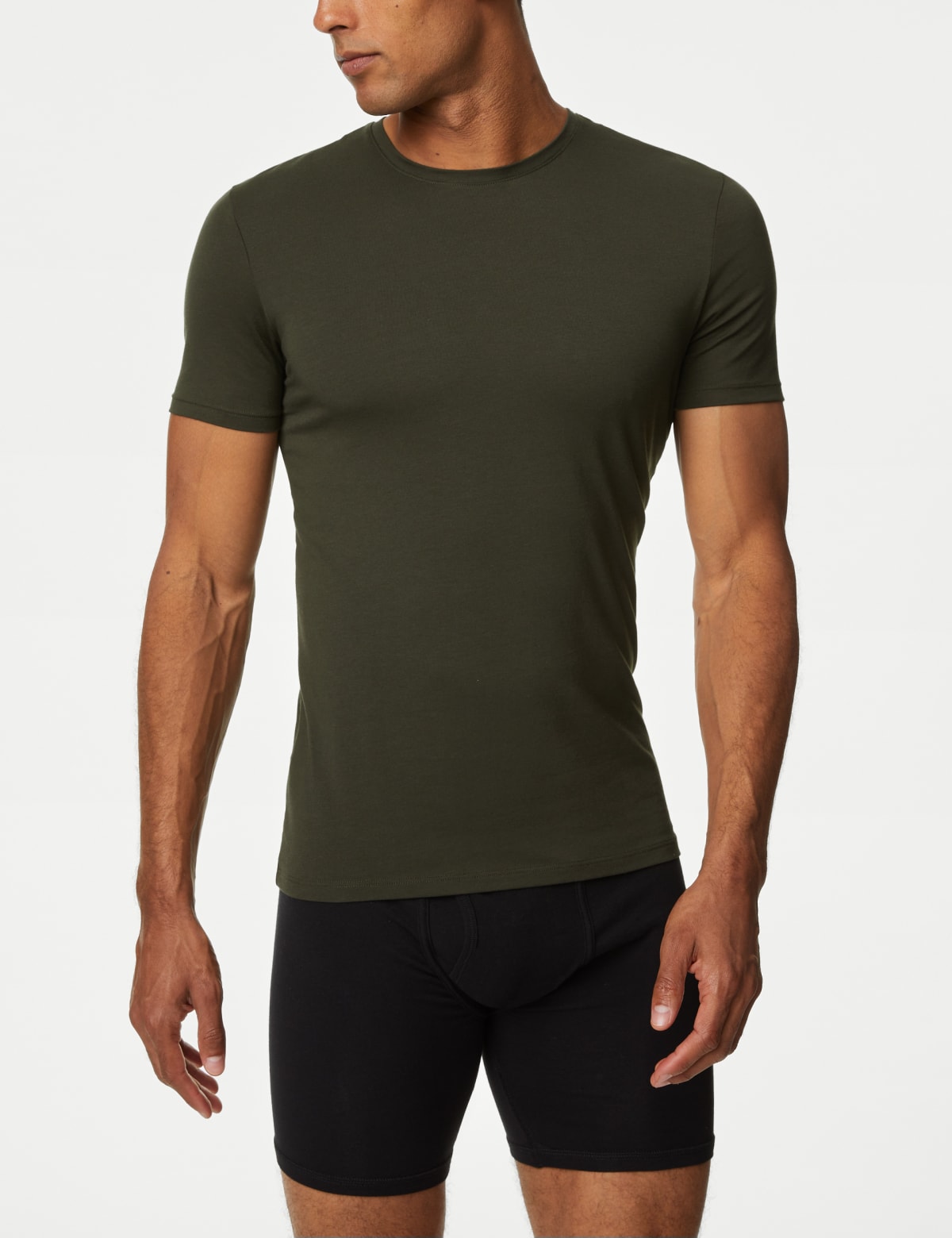 

Marks & Spencer Supima® Cotton BlendT-Shirt Vest (MALE, EVERGREEN, S)