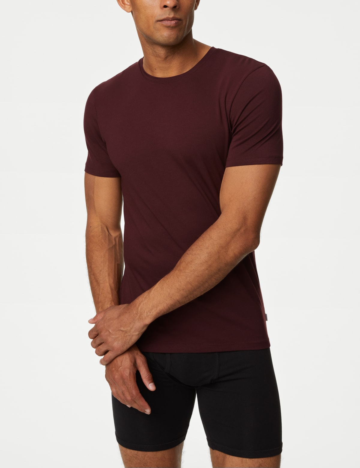 

Marks & Spencer Supima® Cotton BlendT-Shirt Vest (MALE, DARK CLARET, XXL)