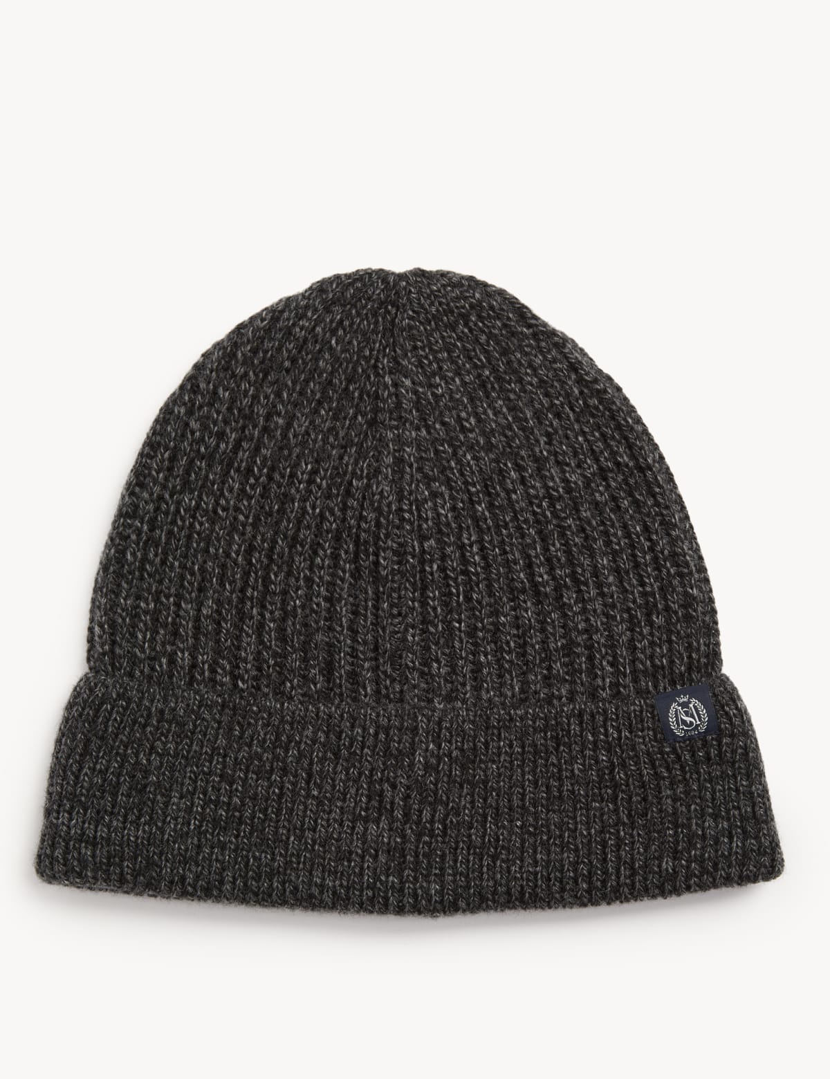 

Marks & Spencer Knitted Beanie Hat (MALE, CHARCOAL MIX)