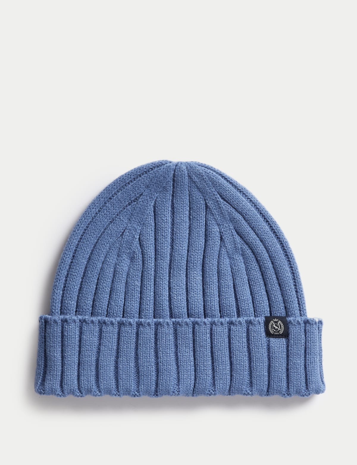 

Marks & Spencer Knitted Beanie Hat (MALE, BLUE MIX)