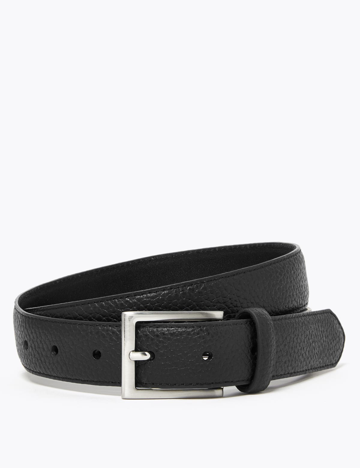 

Marks & Spencer Textured Leather Slim Belt (MALE, BLACK, 42-44)