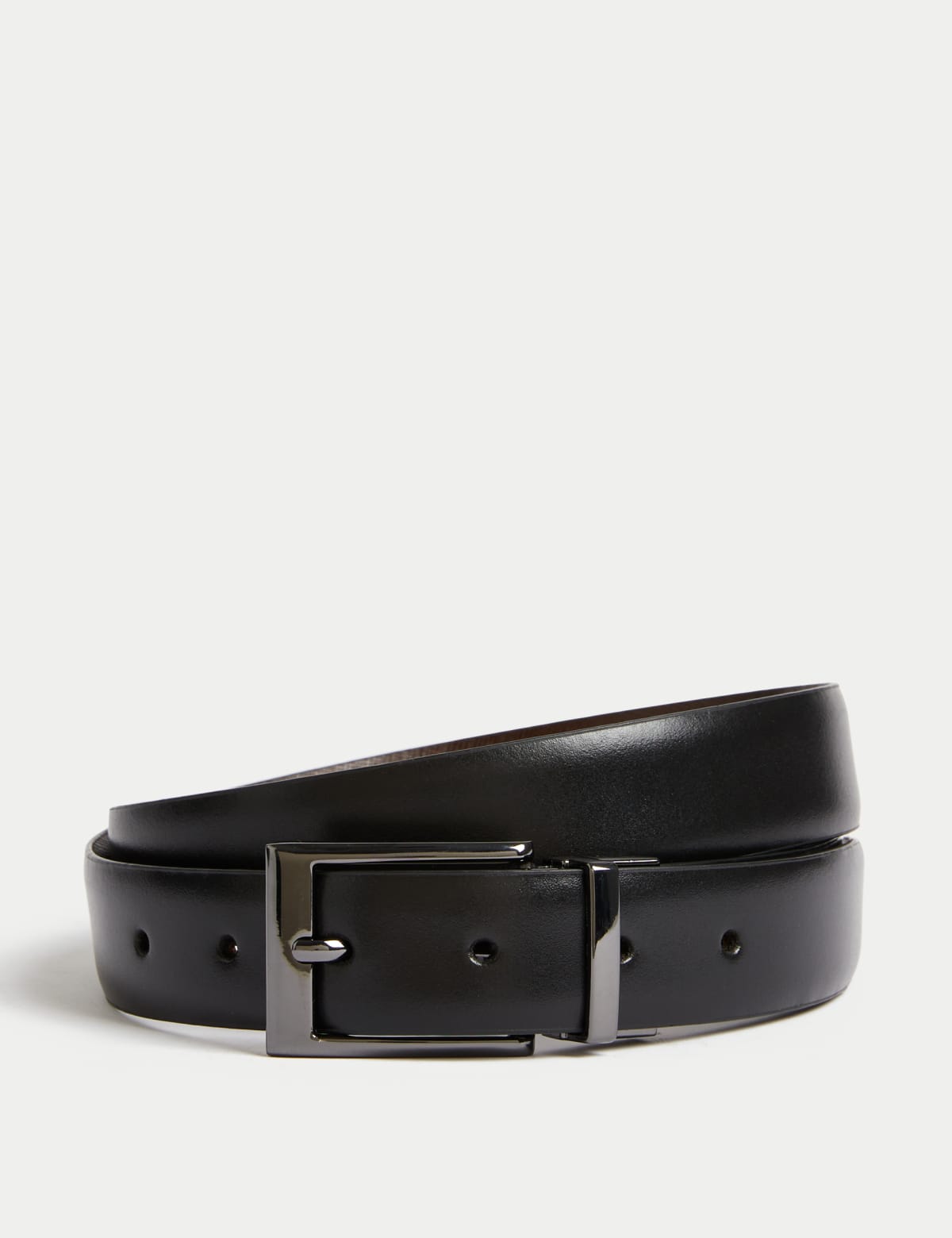 

Marks & Spencer Leather Reversible Belt (MALE, BLACK/BROWN, 38-40)
