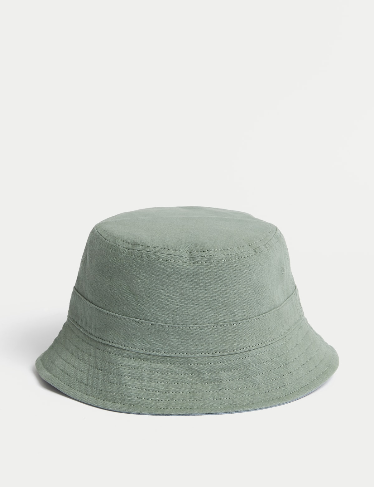 

Marks & Spencer Pure Cotton Reversible Bucket Hat (MALE, GREEN MIX, S-M)