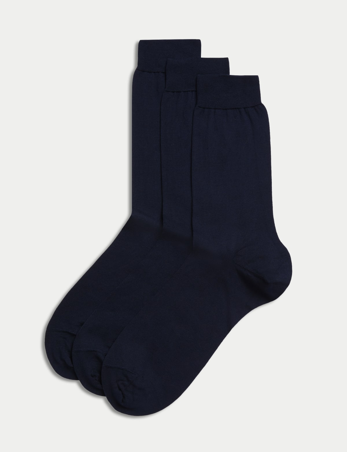 

Marks & Spencer 3pk Pure Cotton Socks (MALE, DARK NAVY)