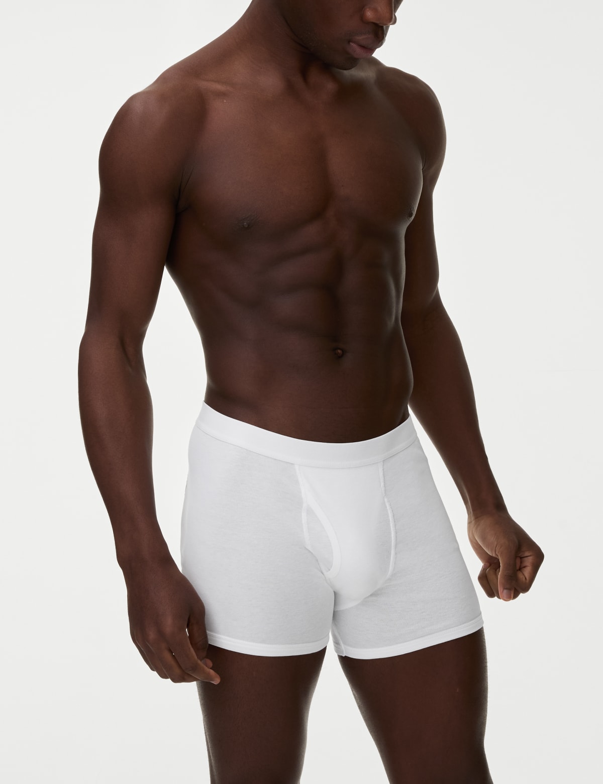 

Marks & Spencer 5pk Pure Cotton Cool & Fresh™ Trunks (MALE, WHITE, M)