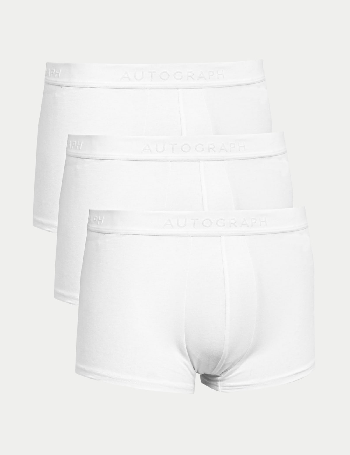 

Marks & Spencer 3pk Supima® Cotton Blend Hipsters (MALE, WHITE, XXL)