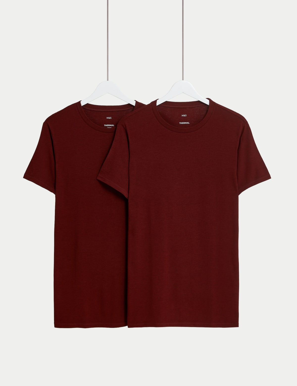 

Marks & Spencer 2pk Heatgen™ Light Thermal Short Sleeve Top (MALE, BURGUNDY, M)