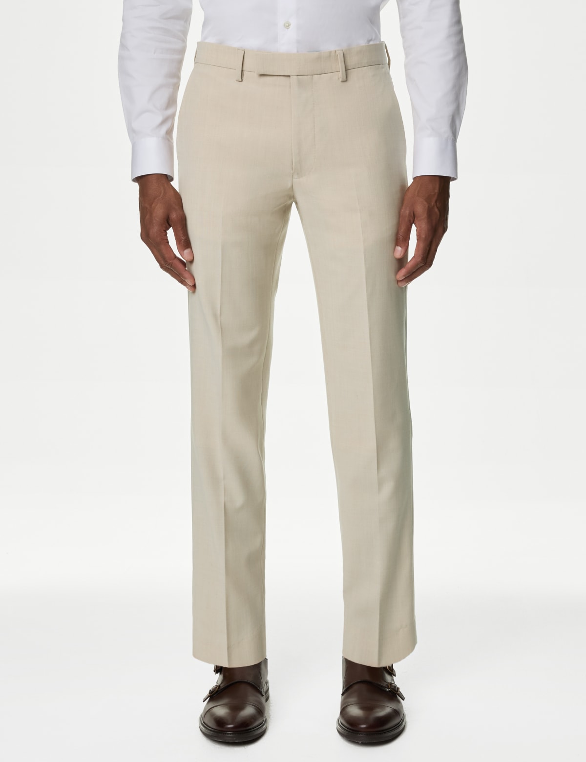 

Marks & Spencer Tailored Fit Performance Trousers (MALE, NEUTRAL, 30-REG)