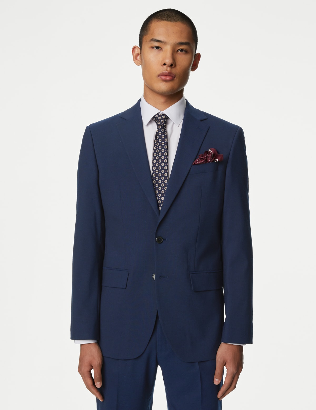 

Marks & Spencer Regular Fit Suit Jacket (MALE, NAVY, 38-REG)