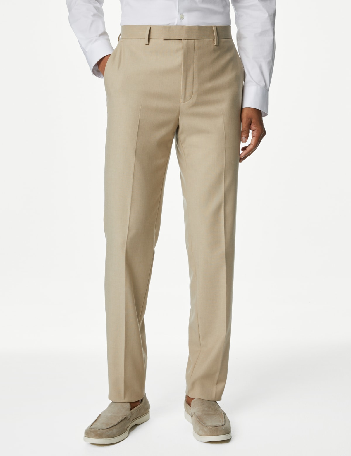 

Marks & Spencer Slim Fit Stretch Suit Trousers (MALE, SAND, 32-REG)
