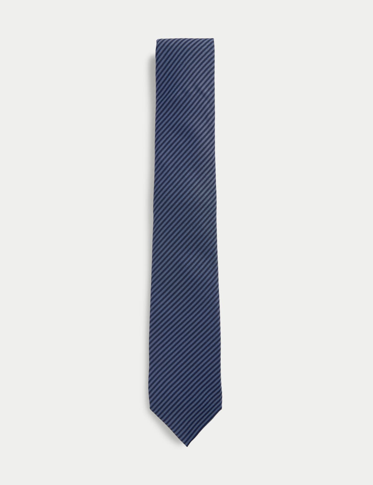 

Marks & Spencer Slim Striped Tie (MALE, NAVY)