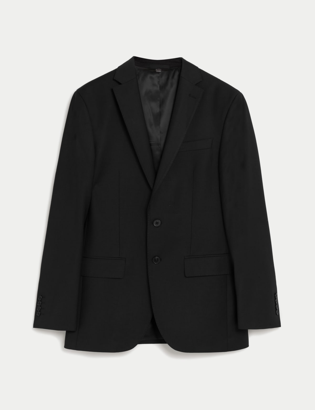 

Marks & Spencer The Ultimate Tailored Fit Suit Jacket (MALE, BLACK, 38-REG)