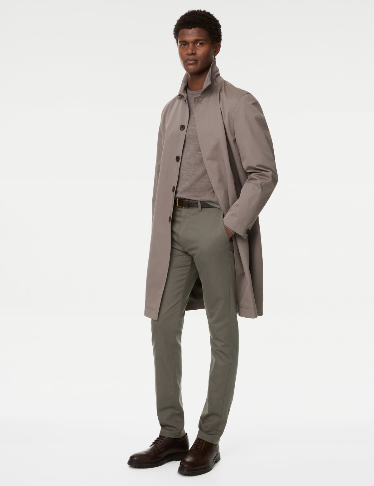 

Marks & Spencer Slim Fit Italian Chinos (MALE, MOLE, 34-31)