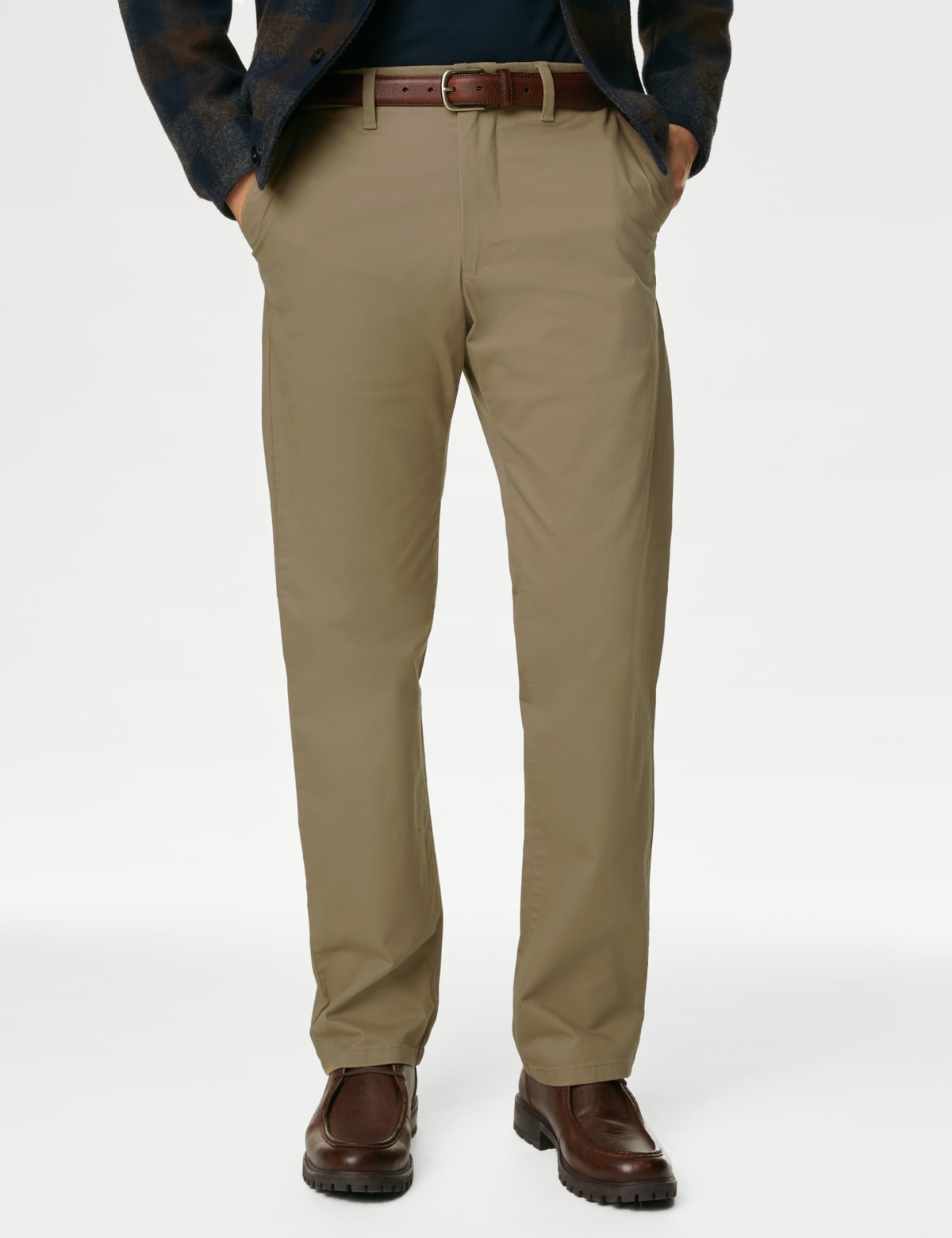 

Marks & Spencer Regular Fit Stretch Chino (MALE, DARK STONE, 32-31)