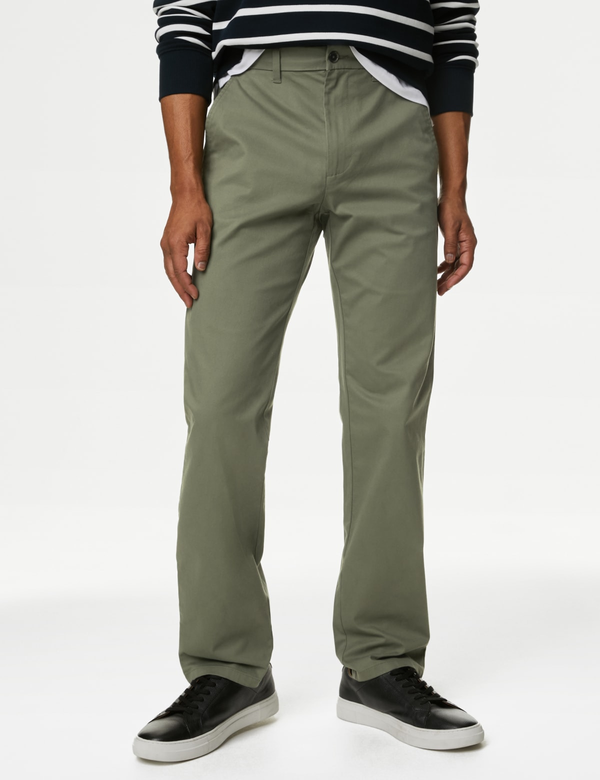 

Marks & Spencer Regular Fit Stretch Chino (MALE, MOSS GREEN, 40-33)