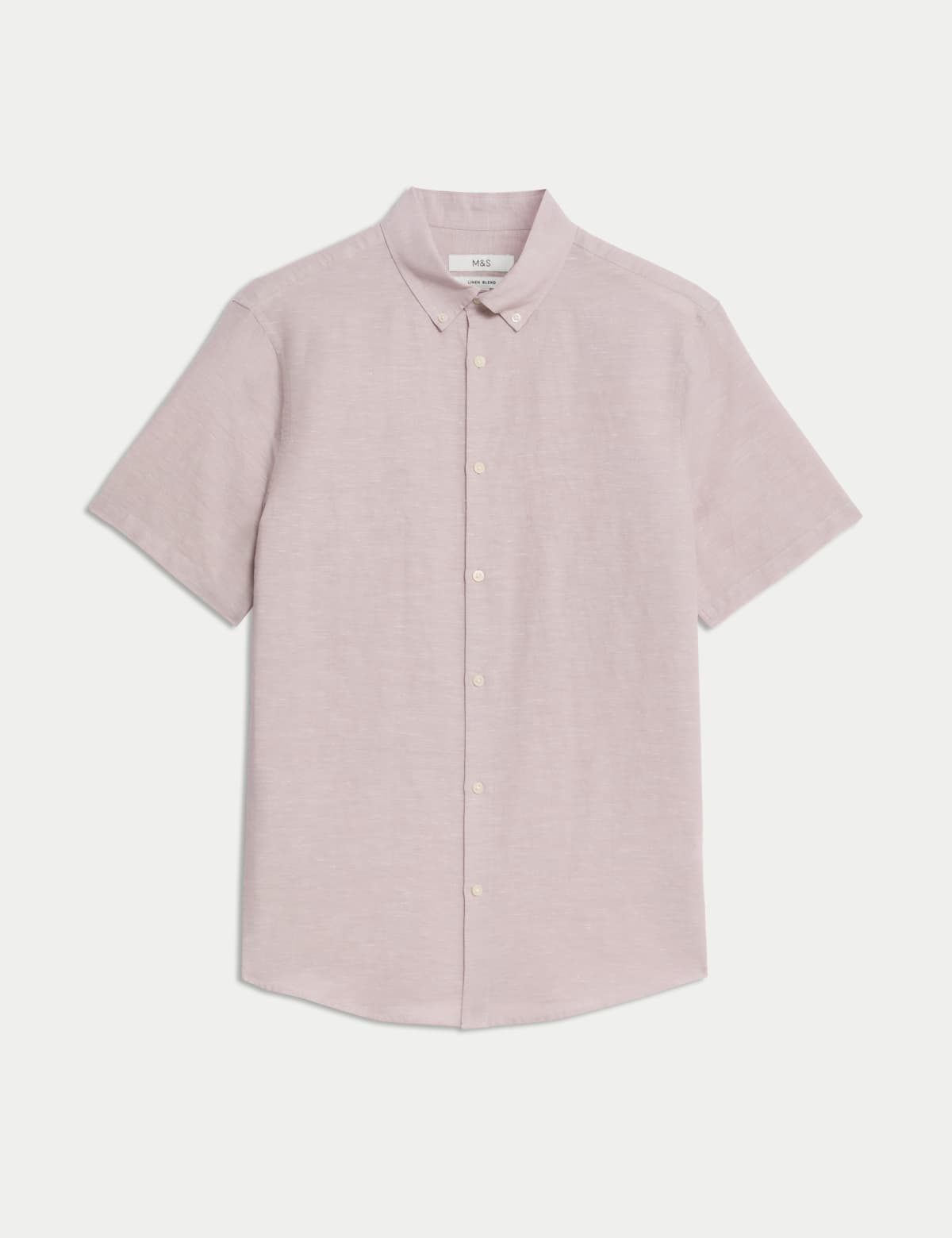 

Marks & Spencer Easy Iron Linen Rich Shirt (MALE, HESSIAN, XXL-REG)