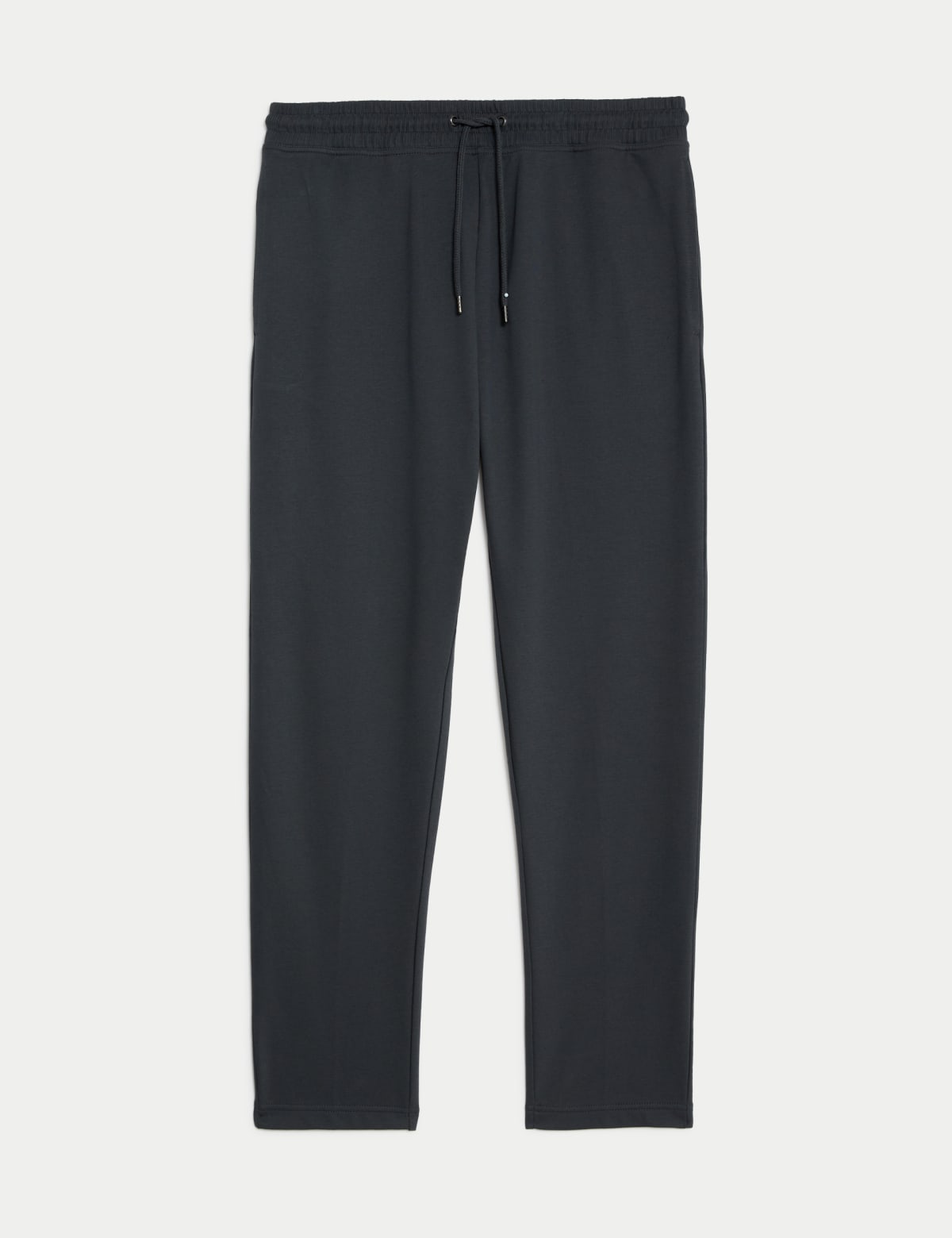 

Marks & Spencer Drawstring Cotton Rich Straight Leg Joggers (MALE, CHARCOAL, L-REG)