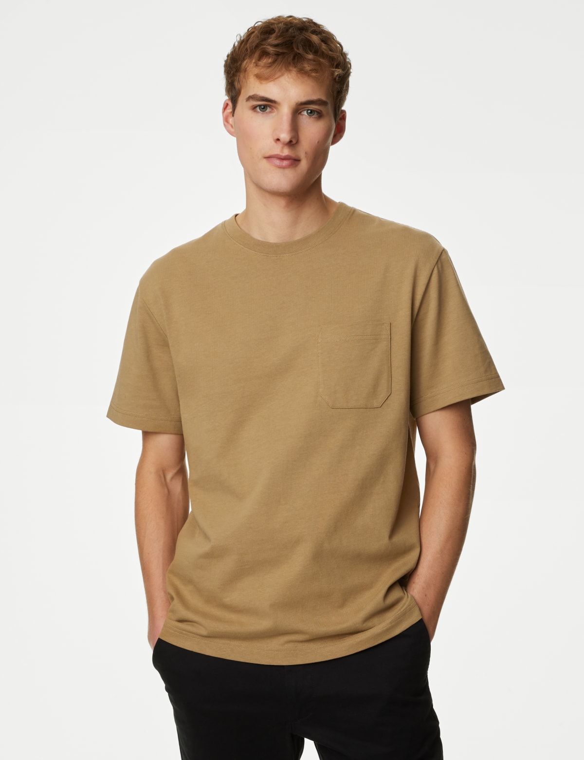 

Marks & Spencer Pure Cotton Heavyweight T-Shirt (MALE, BRONZE, XXXL-STD)