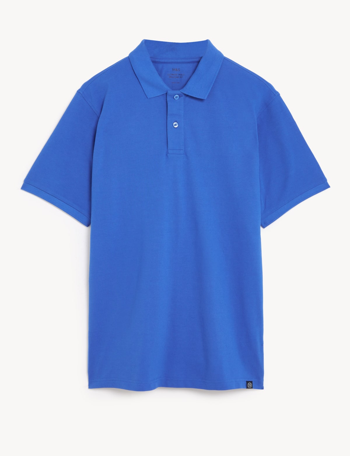 

Marks & Spencer Pure Cotton Pique Regular Fit Polo Shirt (MALE, CORNFLOWER, XL-REG)