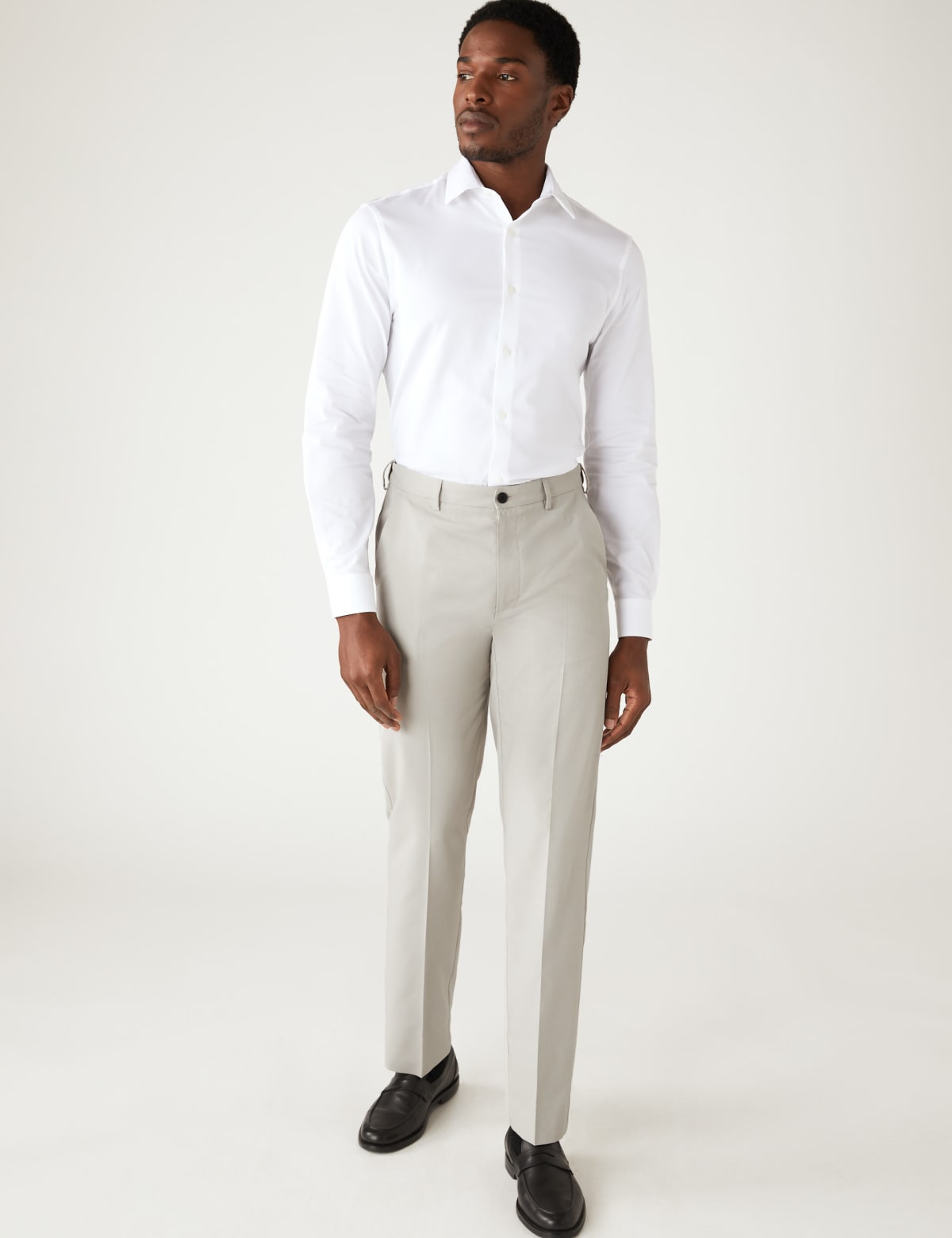 

Marks & Spencer Regular Fit Crease Resist Trousers (MALE, NEUTRAL, 36-REG)