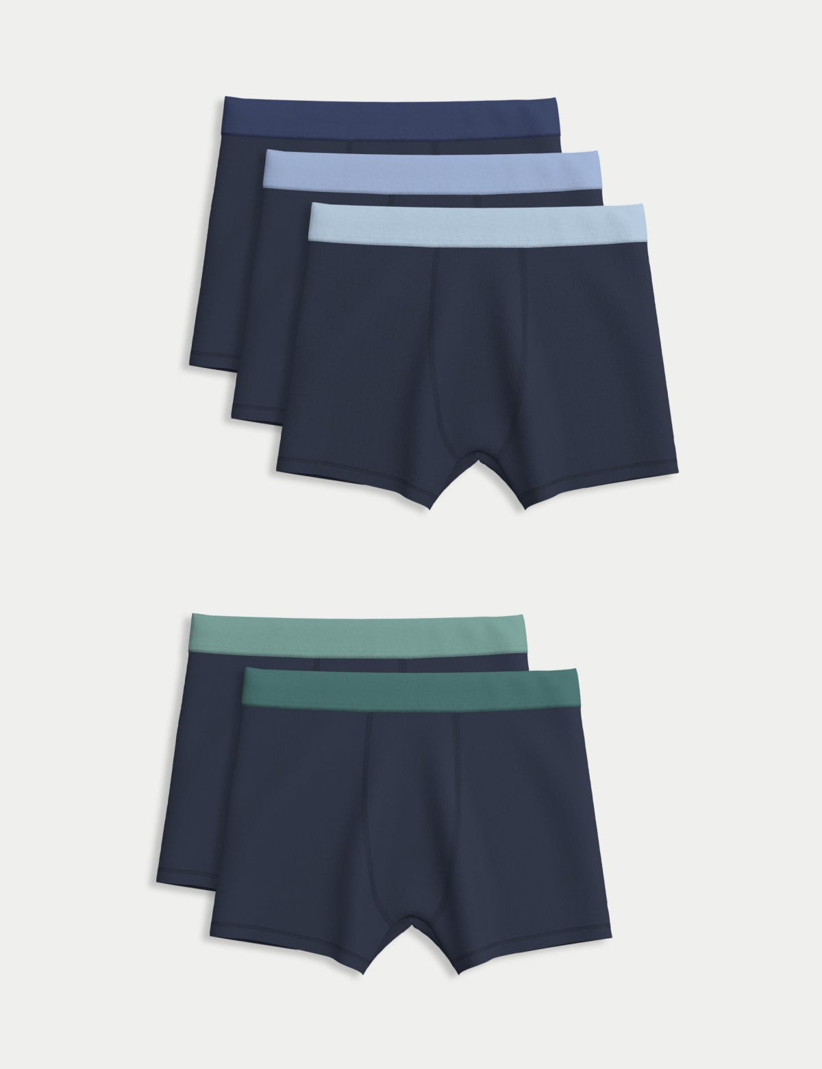 

Marks & Spencer 5pk Cotton with Stretch Trunks (5-16 Yrs) (BOYS, BLACK MIX, 5-6 Y)