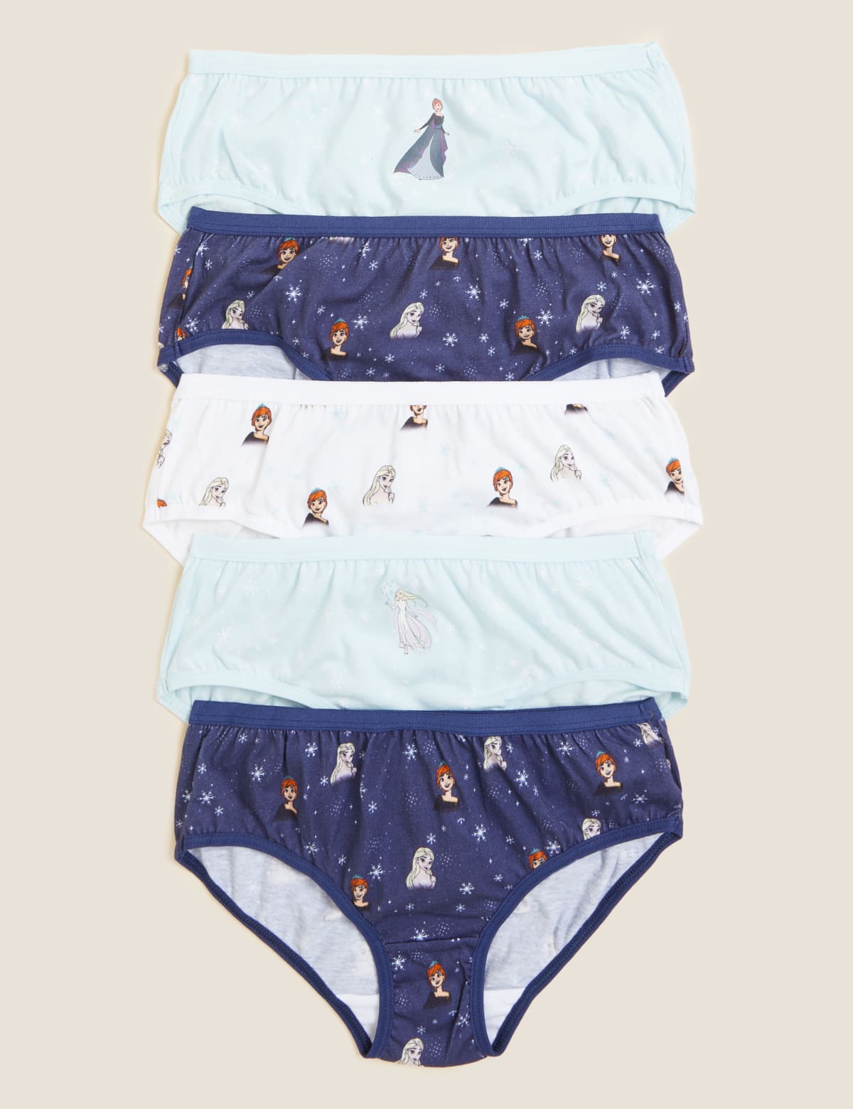 

Marks & Spencer 5pk Pure Cotton Frozen™ Knickers (GIRLS, NAVY MIX, 9-10Y)