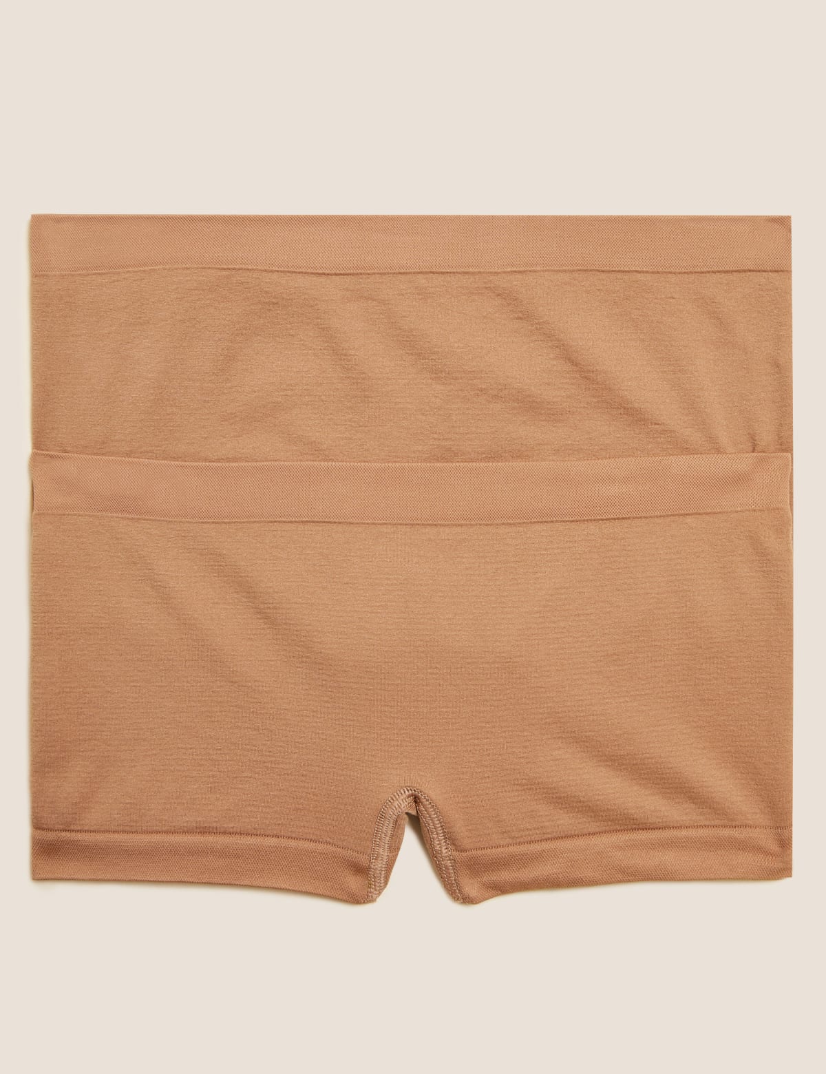 

Marks & Spencer 2pk Seamfree Shorts (6-16 Yrs) (GIRLS, RICH AMBER, 12-14)