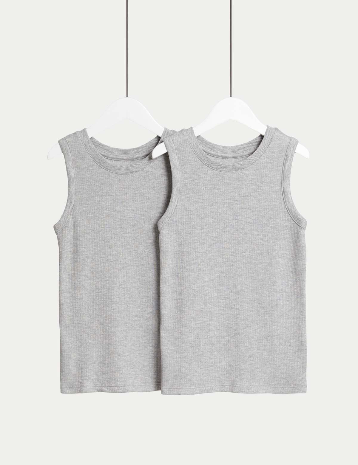 

Marks & Spencer 2pk Heatgen™ Thermal Vests (2-14 Yrs) (UNISEX, GREY MARL, 13-14)