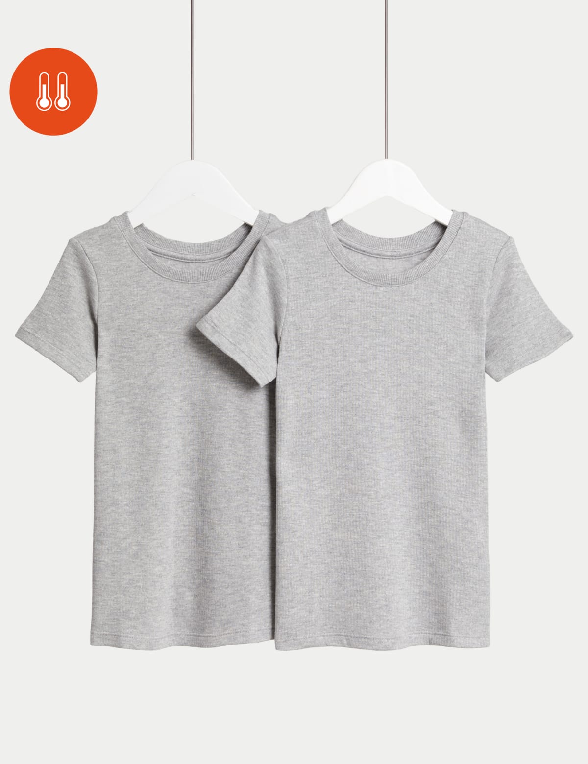 

Marks & Spencer 2pk Heatgen™ Thermal Tops (2-14 Yrs) (UNISEX, GREY MARL, 9-10Y)