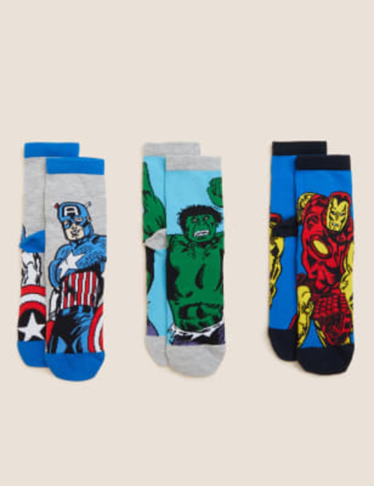 

Marks & Spencer 3pk Marvel™ Socks (MULTI)